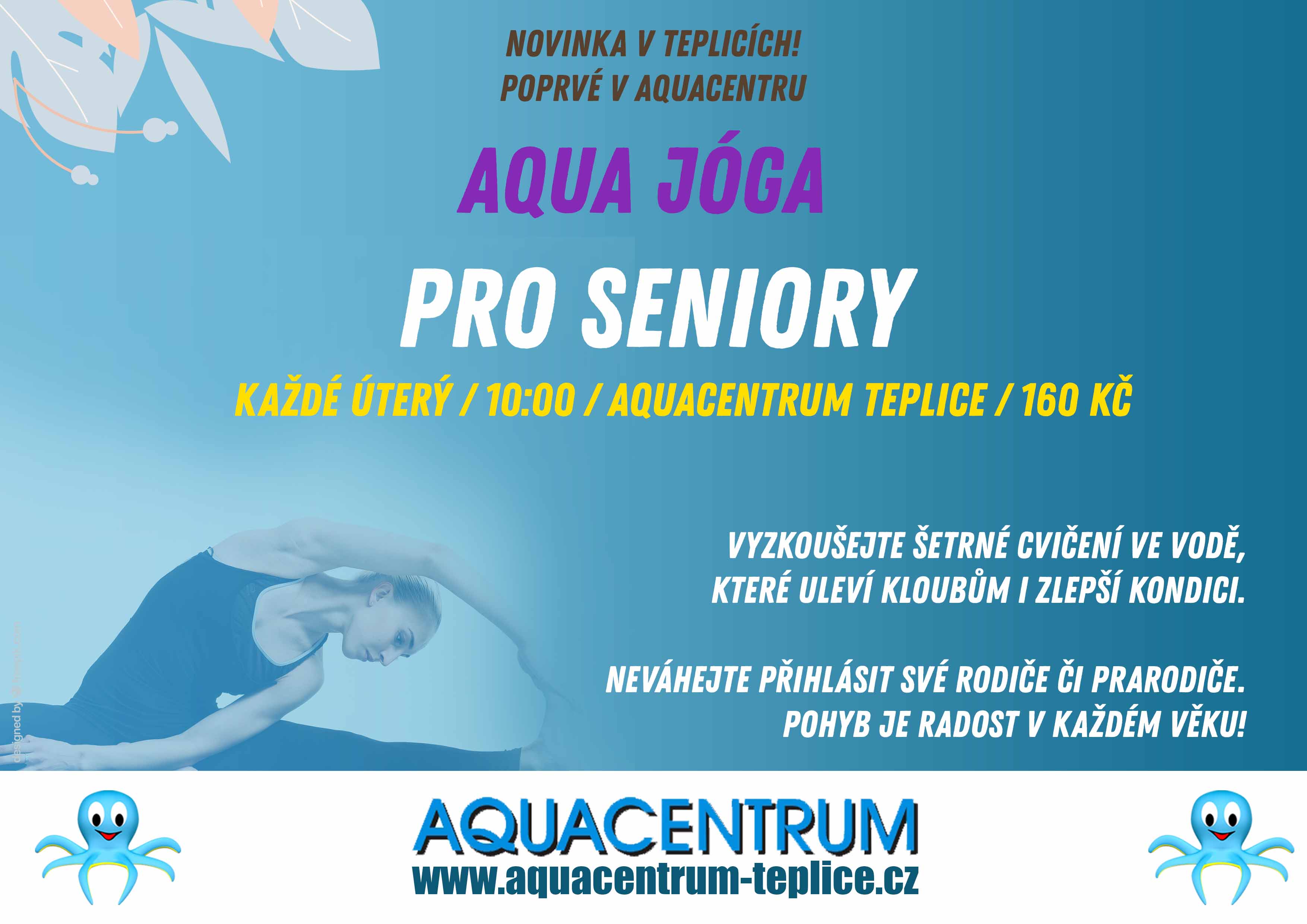 Aqua jógu pro seniory